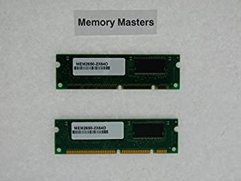 【中古】【輸入品 未使用】28MB (2X64MB) DRAM CISCO 2600XM承認RAMメモリアップグレード(MEM2650-2X64D)。