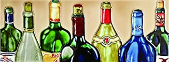 【中古】【輸入品・未使用】ワイン???装飾セラミックアートタイル???6?