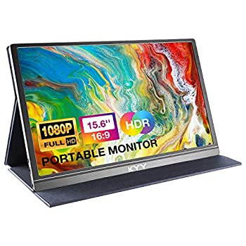 KYY (ケーワイワイ) ポータブルモニター - 15.6インチ 1080P フルHD USB-C ノートパソコンモニター HDMI コンピュータディスプレイ HDR IPS ゲー