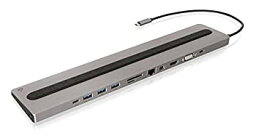 【中古】【輸入品・未使用】IOGEAR 11ポート USB-C デュアルビデオドッキングステーション Power Delivery3.0 GUD3C05