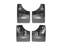 【中古】【輸入品・未使用】WeatherTech カスタムマッドフラップ フォードF-150用 - フロント&リアセット ブラック (110044-120044...