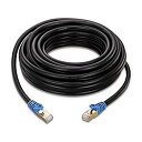 【中古】【輸入品・未使用】屋外イーサネットケーブル 350フィート Cat7 屋外イーサネットケーブル 防水イーサネットケーブル 高速LANネットワークパッチケ...
