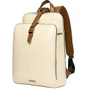 【中古】【輸入品・未使用】CLUCI レディース バックパック パース レザー 15.6インチ ノートパソコン 旅行 ビジネス ビンテージ 大型ショルダーバッグ...