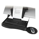 【中古】【輸入品・未使用】Kensington K60068A インラインコピーホルダー アンダーデスク キーボード引き出し リストレスト マウスパッド付き