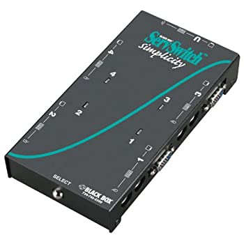 【中古】【輸入品・未使用】ブラックボックス4?- port KVMスイッチデスクトップ、VGA、PS / 2