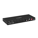 【中古】【輸入品・未使用】gofanco HDMI 2.0 2x4 スイッチャースプリッター オーディオエクストラクター付き ? 4K 60Hz YUV 4:4...