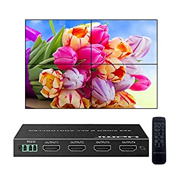 【中古】【輸入品・未使用】ビデオウォールコントローラー HDMI & DVI 2x2 ビデオプロセッサー (1x2 1x..