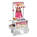 【中古】【輸入品・未使用】Melissa & Doug木製スナックand Sweets Foodカート???40?+ Play Food PC、リバーシブルオーニング窓