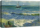 【中古】【輸入品・未使用】wall26 ヴィンセント・ヴァン・ゴッホ作 Les Saintes Maries De La Mer - 油絵複製画 キャンバスプリ...