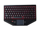 【中古】【輸入品・未使用】キーボード; 頑丈な83キーキーボード タッチパッドと赤いバックライト付きストレートコード
