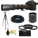 【中古】【輸入品・未使用】HD望遠鏡 望遠鏡 望遠鏡 望遠ズームレンズ 500-1000MM Canon EOS Rebel T3 T3I T5 T5I T2 XS D7 70D T6 T6I T6S T7 T7I 5D 6D 80D用(2)