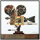【中古】【輸入品・未使用】Empire Art Direct アンティークフィルム プロジェクターウォールアート 裏面プリントガラス 陽極酸化アルミニウムブラッ...