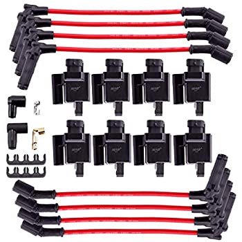 【中古】【輸入品・未使用】MAS 8個セット スクエアイグニッションコイルパック 8個 8mm スパークプラ..