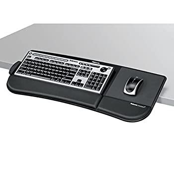 šۡ͢ʡ̤ѡFellowes Keyboard Manager Tilt 'n Slide - Keyboard and mouse platform with wrist pillow - black