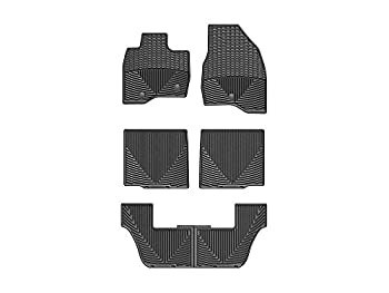 【中古】【輸入品・未使用】WeatherTech 全天候型フロアマット フォードエクスプローラー用 - 1列目、2列目、3列目(ブラック) 【中古】【輸入品・未使用】WeatherTech 全天候型フロアマット フォードエクスプローラー用 - 1列目、2列目、3列目(ブラック)