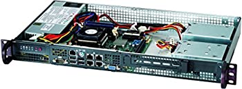 【中古】【輸入品・未使用】Supermicro SC505 203B - Rack-mountable - 1U - mini ITX - non-hot-swap 200 Watt - black