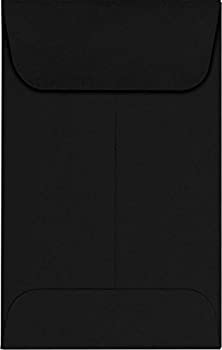 #1 Coin Envelopes (2 1/4 x 3 1/2) - Midnight Black (1000 Qty.) | Perfect for Weddings, Parties & Place Cards | Fits Small Parts, Stamps