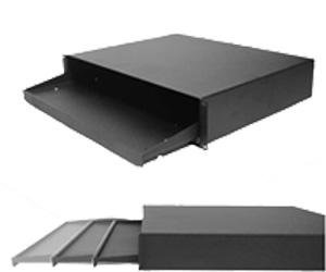 【中古】【輸入品・未使用】Penn Elcom R1292-KBT 2U スライド式キーボードトレイ 密閉型ブラックスチ..