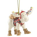 【中古】【輸入品・未使用】Lenox 2016 Annual Moose Ornament Marcel The Lumberjack Work Boots