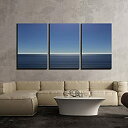 【中古】【輸入品・未使用】wall26 キャンバスウォールアート 3点 抽象的な海の景色 モダンなホームアート 枠張り済み すぐに掛けられる 24インチ x 3...