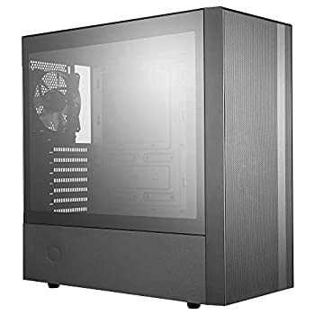 【中古】【輸入品 未使用】Cooler Master Box NR600 ATX ミッドタワー フロントメッシュ通気 ミニマルデザイン 強化ガラス サイドパネル シングルヘッドセットジャック