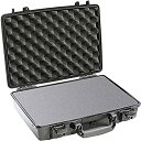 【中古】【輸入品・未使用】Pelican Attache 'スタイル小さなコンピュータWatertightハードケースwith Foam挿入???ブラック