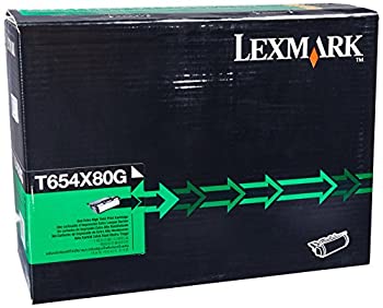 【中古】【輸入品・未使用】Lexmark T654X80G Toner black, 36K pages