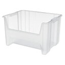 【中古】【輸入品・未使用】akro-mils stak-n-store Stackingホッパーフロントプラスチックストレージビン、ケースの3