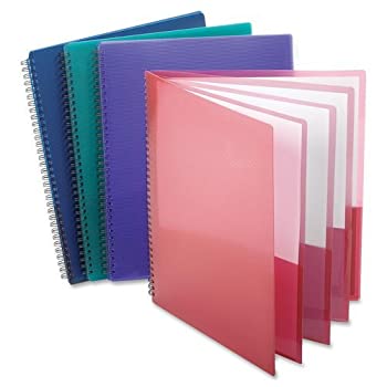 yÁzyAiEgpz(20-Pack) - Esselte Oxford Poly 8-Pocket Folder - Letter Size - 9.1 x 10.6 x 0.4 (Colours may Vary)(20-PACK)