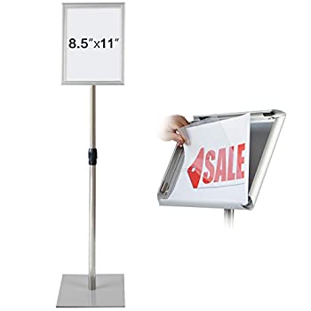 【中古】【輸入品・未使用】T-Sign 調整可能スチールポスタースタンド 四角 8.5 x 11 inches,Silver 【中古】【輸入品・未使用】T-Sign 調整可能スチールポスタースタンド 四角 8.5 x 11 inches,Silver