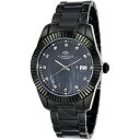 【中古】【輸入品・未使用】Onissレディーススイス天然サファイア、SS &タングステンwatch-black