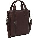 【中古】【輸入品・未使用】Piel Vertical Laptop Briefcase (Chocolate)