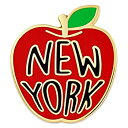 【中古】【輸入品・未使用】Pinmart New York Big Appleジュエリーお土産エナメルラペルピン 25