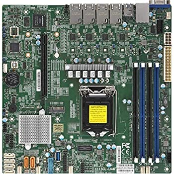【中古】【輸入品 未使用】SUPERMICRO - マザーボード MBD-X11SCL-LN4F-O E-2100 LGA1151 C242 128GB DDR4 PCI Express microATX リテール