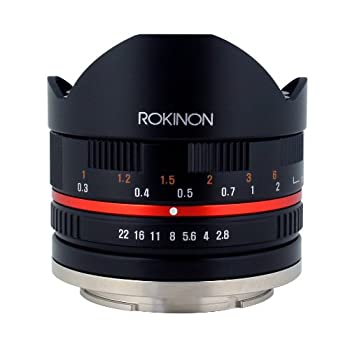 【中古】【輸入品・未使用】Rokinon 8mm F2.8 UMC Fisheye II (ブラック) レンズ 富士フイルム X マウ..