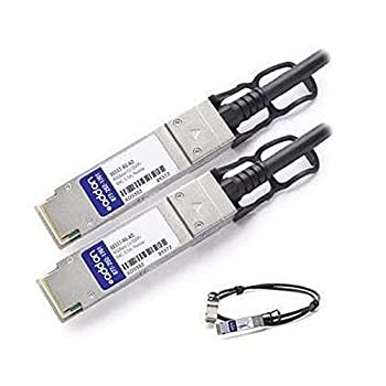 yÁzyAiEgpzAddOn 0.5m NetAPP Compatible QSFP+ DAC - Direct attach cable - QSFP+ to QSFP+ - 1.6 ft - twinaxial - SFF-8436/IEEE 802.3ba - passive