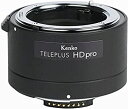 【中古】【輸入品 未使用】KENKO - Teleplus 2X HD Pro DGX テレコンバーター Nikon F用 - ブラック (62529)