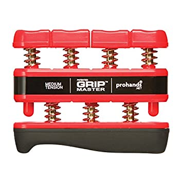 【中古】【輸入品・未使用】【国内正規輸入品】Prohands プロハンズ ハンド・エスクササイザー GRIP MASTER グリップマスター GM-14002ミディアム/RD