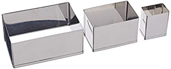 【中古】【輸入品・未使用】Ateco 3 Piece Rectangle Cutter Set by Ateco