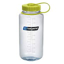 【中古】【輸入品・未使用】nalgene(ナルゲン) カラーボトル 広口1.0L ポリエステル トライタンボトル クリア 91316