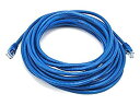 【中古】【輸入品・未使用】Monoprice Cat6 24AWG UTP Ethernet ネットワーク パッチ ケーブル、約7.6m (25フィート) ブル...