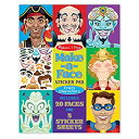 【中古】【輸入品・未使用】Make-A-Face Crazy Characters Sticker Pad
