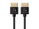 【中古】【輸入品・未使用】Monoprice Monoprice 4K Slim High Speed HDMI Cable 6ft - 18Gbps Black(4)