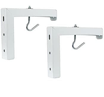 【中古】【輸入品 未使用】VIVO Universal Wall Hanging 6 Adjustable L-Bracket Mount Plate Kit for Projector Screens