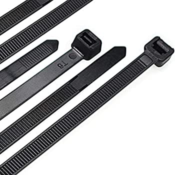 Cable Zip Ties Heavy Duty 26 Inch, Strong Large Black Zip Ties with 200 Pounds Tensile Strength, 50 Pieces, Long Durable Nylon Black ti