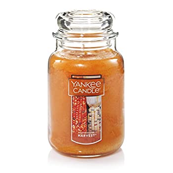【中古】【輸入品・未使用】Yankee Candle Harvest , Food & Spice香り Large Jar Candle オレンジ 115505...