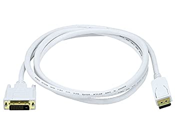 yÁzyAiEgpzMonoprice Monoprice 6ft 28AWG DisplayPort to DVI Cable, White