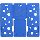 【中古】【輸入品・未使用】BoxLegend Clothes/T Shirt Folder Blue Plastic 4mm Thickness Shirt Folding Board Easy and Fast Laundry Folder flipfold rack