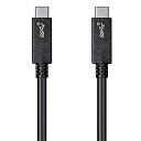 【中古】【輸入品・未使用】Monoprice Monoprice Essentials USB Type-C to Type-C 3.1 Gen 2 Cable - 10Gbps, 5A, 30AWG, Black, 1m (3.3?ft)(2)