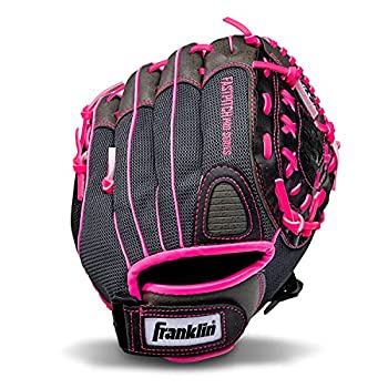 【中古】【輸入品 未使用】Franklin Sports Windmill Series 11-Inch Lightweight Softball Glove, Pink/Gray